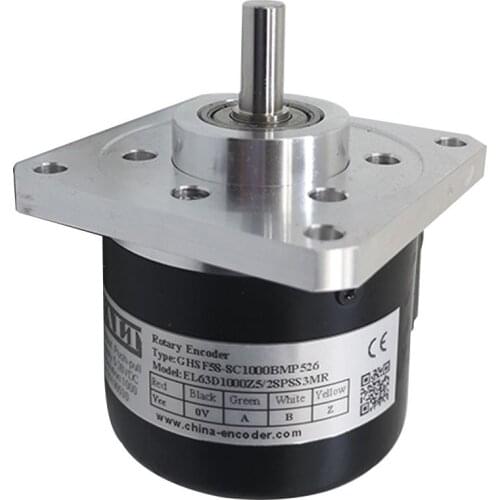Rotary encoder EL63D1000Z5/28P8S3MR replacement Push pull flange optical incremental encoder 360 600 1000 1024 2500PPR