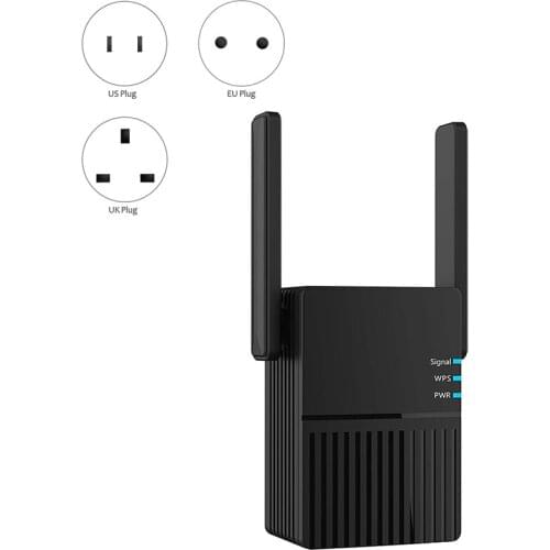 Hot TTKK 1200Mbps Wifi Range Extender ,2.4G&5Ghz With 2 Antenna, Wifi Booster Compatible With All Routers With AP Mode