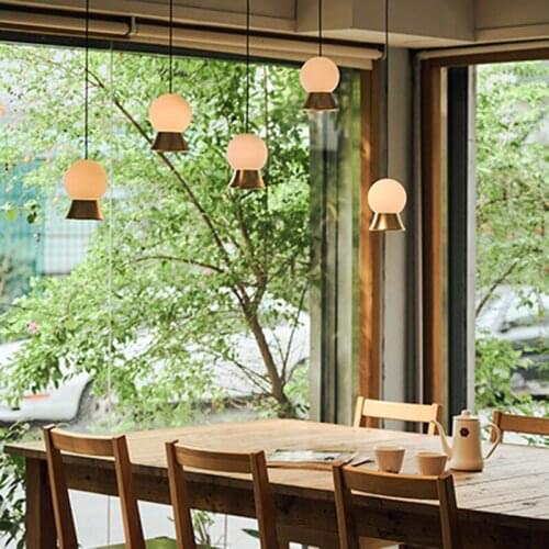 Modern geometric art Pendant Lights Nordic line Hanging Lamp Loft Industrial Home Decor Kitchen Light Fixture Luminaire
