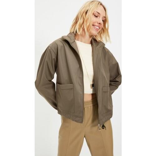 Trendyol Oversize Zipper It Should Cover WINDBREAKER coats TWOAW22MO0521