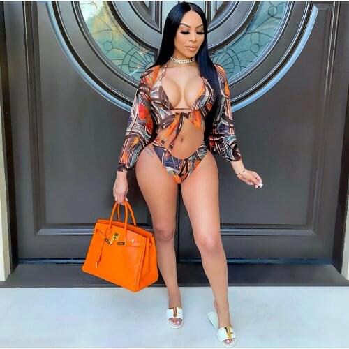 ZJFZML ZZ Leopard Swimwear