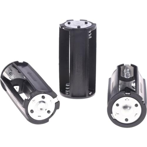1Pcs AA to D Size No. 5 to No. 1 Battery Adapter Converter Holder Case Battery Box