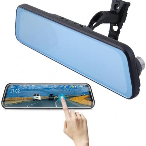 10 Inch Car Mirror Dash Cam Full Touch Screen Video driving Recorder DVR with Bracket Dash Camera Car Accessories