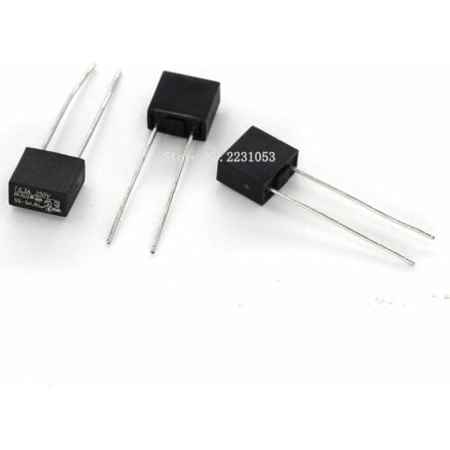 10PCS/LOT Square Fuse T6.3A 250V Slow Blow Square Plastic fuse 6.3A LCD TV Power Board Commonly Used 392
