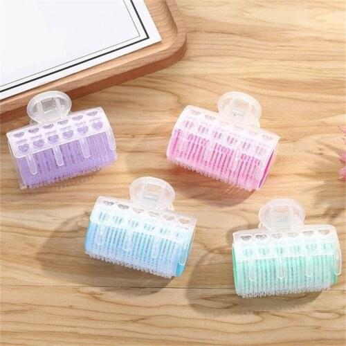 3Pcs/Lot Hair Rollers Bang Roll Curler Hair Curler Plastic Self-adhesive Hair Curling Hairdressing Tool Girl Beauty Styling Tool