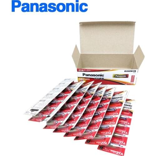 30pcs/lot Panasonic 12V A27 27A G27A MN27 MS27 GP27A K27A R27A Alkaline Dry Battery Cell for Alarm Doorbell Car Remote Batteries