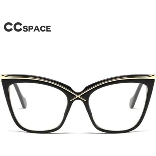 45124 Ladies Cat Eye Brow Line Glasses Frames Men Women Brand Designer Optical EyeGlasses Fashion Eyewear