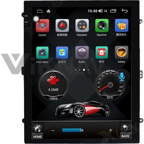 9.7 Inch 2 DIN Android Car Stereo Radio Multimedia Player 6+128GB GPS Navi WIFI FM Universal Verticle Screen Auto Stereo