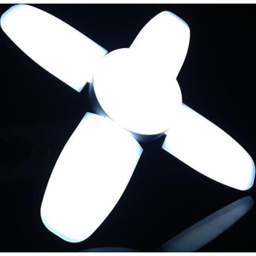 Deformable 180 LED Garage Light 60W 6500K E27 Industrial Lighting 6000LM 85-265V High Bay Light Garage Lamp For Workshop Garage