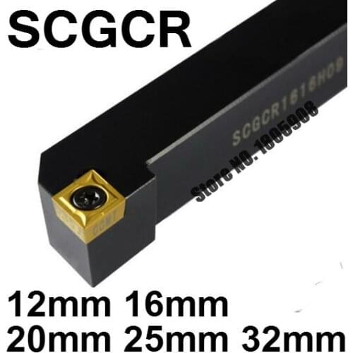 SCGCR1212H09 SCGCR1616H09 SCGCR2020K09 SCGCR2525M09 tool holder CNC lathe External Turning tools