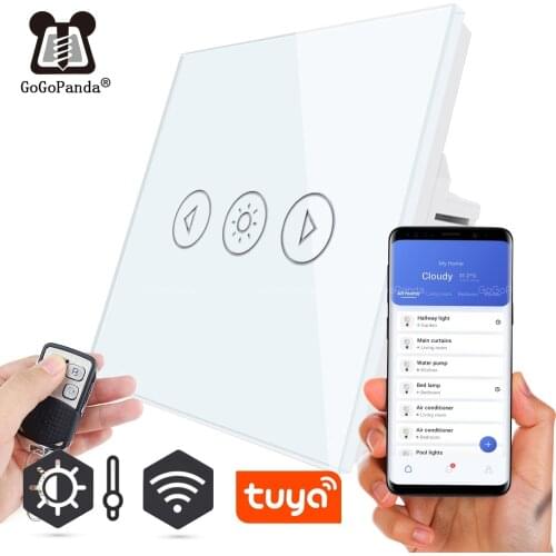 GoGoPanda New EU Standard Light Dimmer Remote Wifi App Control Touch Switch Smart Automation Waterproof 220V eWelink or Tuya