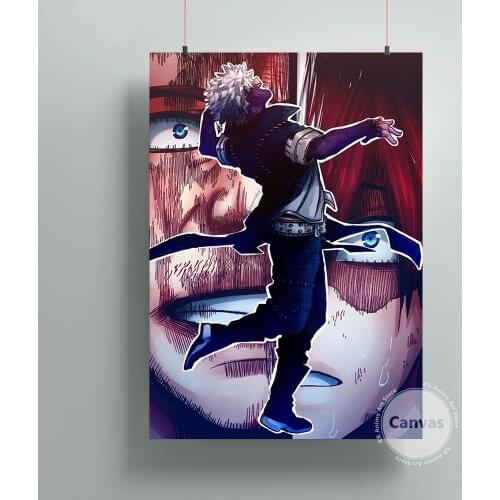 Canvas Anime Todoroki My Hero Academia Pictures Home Manga Decoration Paintings Poster HD Prints Wall Art Modular Living Room