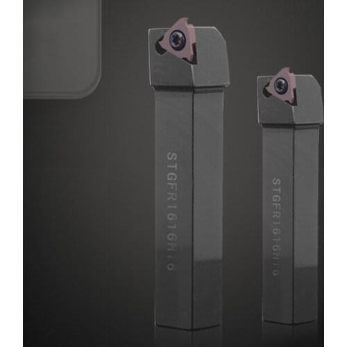 GULING CNC shallow groove cutter rod side vertical installation outer diameter rod STGFR 1616K16 lathe tool with circlip tools