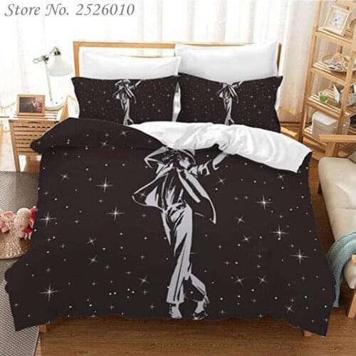 Michael Jackson Bedding Set Duvet Covers Character 3D Printed Duvet Cover Set Bed Set Bed Linens Twin Full Queen King 01