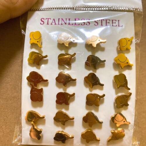 LXYUSTEEL Stud Earrings