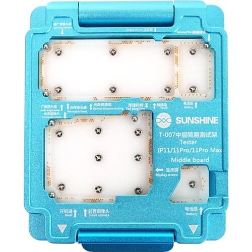 SUNSHINE T-007 Motherboard Simple Middle Test Machine For iphone 11/11 pro/11 pro max Middle Layer Logiboard Repair Test Fixture