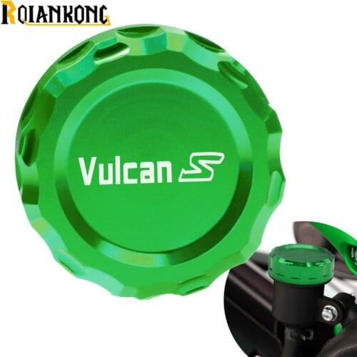 Motorcycle CNC Rear Brake Master Cylinder Reservoir Cover Cap For Kawasaki Vulcan S 650 (ABS) Special Edition EN650 2016