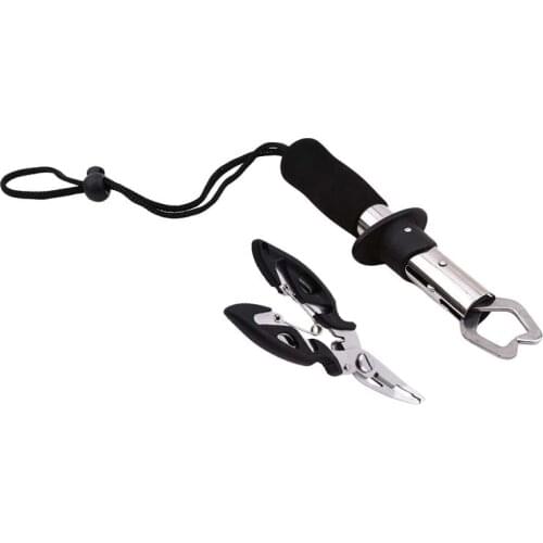 Aluminum Alloy Fishing Pliers Grip Set Fishing Tackle Hook Recover Cutter Line Split Ring High Quality Fishing Tool Hotsories