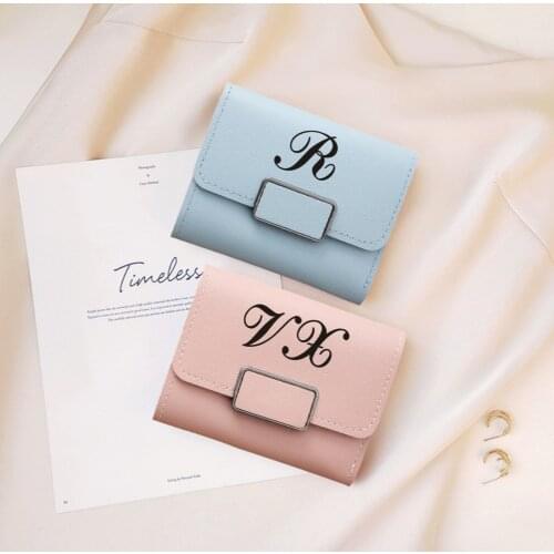 Personalized Monogram Bridesmaid Wallet Womens Pocket Wallet Custom Bridesmaid Proposal Mothers Day Mum Gift Initial Wallet