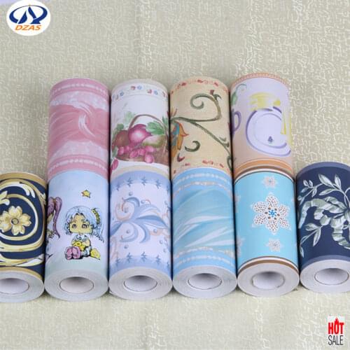 Wall Sticker Self-adhesive waterproof 3D wallpaper Bedroom corridor bathroom Wall border line Sticker