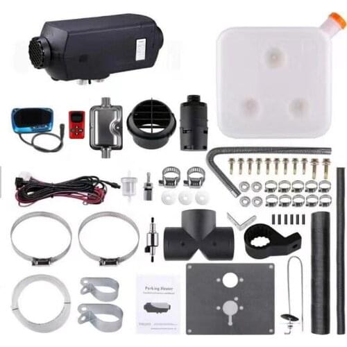 Thermostatic remote control 5kw 8kw split black parking diesel air heater parking air heater