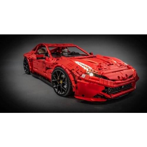 Building block technology moc-41271 F12 remote control super sports car racing assembly toy boy birthday present