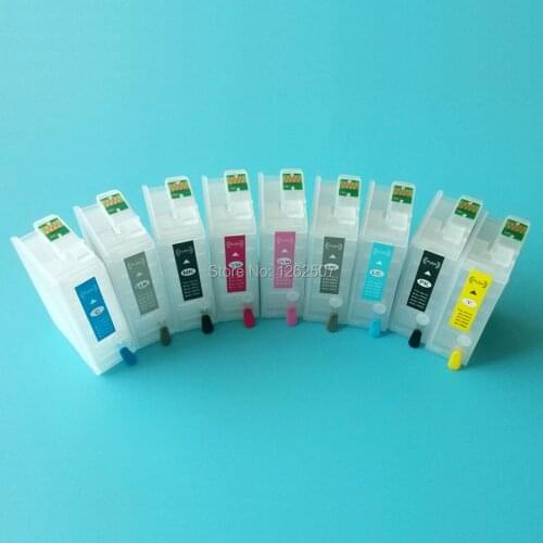T1571-T1579 9pcs Refillable ciss ink cartridges For Epson R3000 ink cartridges (With auto reset chips)