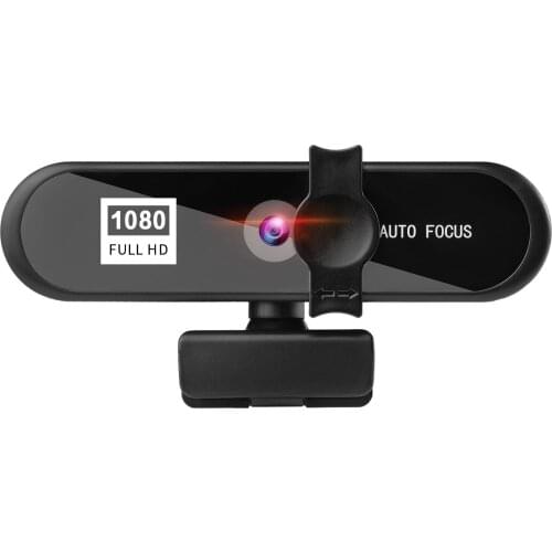 USB Webcam With Dual-Microphone And Stand Autofocus Video Call Computer Camera For Online Meeting