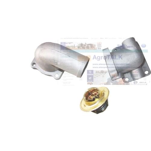 Yangdong Y380T Y385T for Jinma series tractor,the set of thermostat housing, part number