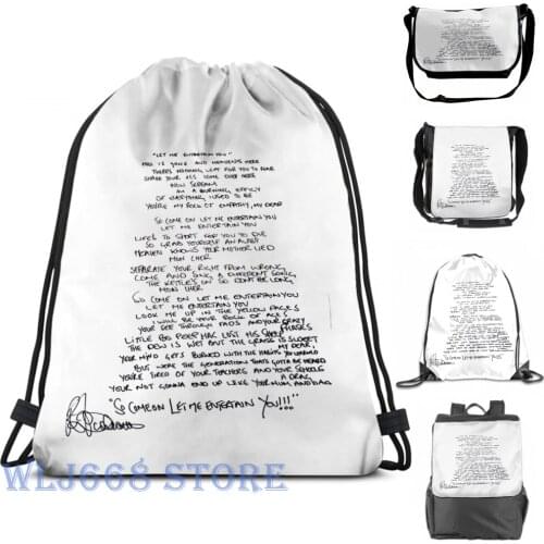 Funny graphic print shoulder Bags women ROBBIE WILLIAMS - LMEY Single shoulder backpack travel for men Gym Bag