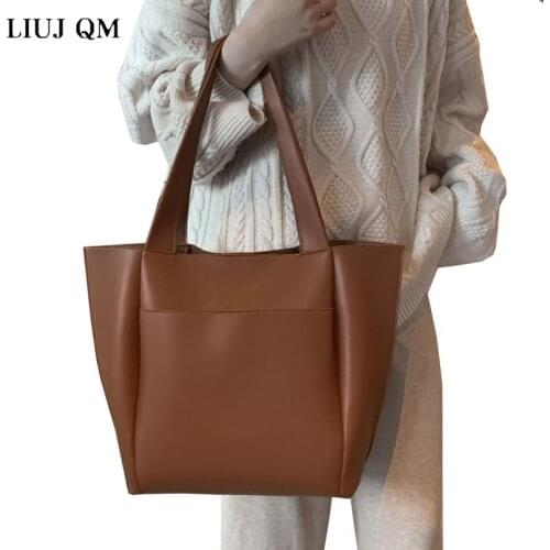 Hot Sale Women Handbag Large Capacity Shoulder Bags High Quality PU Leather Shoulder Bags Ladies Wild Bags Sac A Main Femme