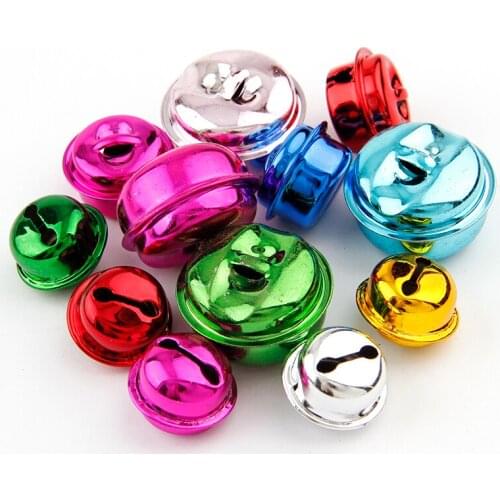 10PCS 18mm Big School Metal Jingle Bells Loose Beads Festival Party Decoration/Christmas Tree Decorations/DIY Crafts Accessories