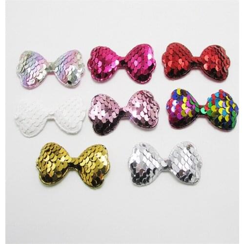 10pcs Newborn bow Hair Accessories headdress Headwear popular children DIY hair clip multi-layer sequin cute new Baby Girls gift