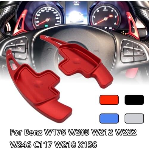 Aluminum Car Steering Wheel Shift Paddle Shifter Extension For Benz W176 W205 W212 W222 W246 C117 W218 X156