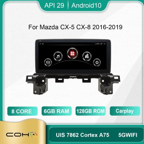 For Mazda Cx-5 CX-8 2016-2019 Dual system 1920*720 Android 10 Octa Core 6+128G Car Multimedia Player Gps Dvd Radio