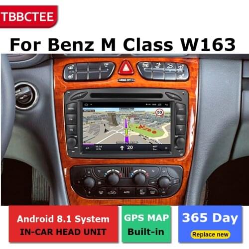 Android Car GPS Navigation For Mercedes Benz M Class W163 1997~2005 Car dvd player BT RDS Mlutimedia player Navi 2Din WiFi