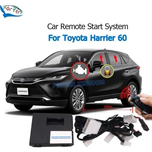 Car Remote Engine Start System Module For Toyota Harrier 60 With Window Close Door Lock Plug and Play LHD Right Hand Driver