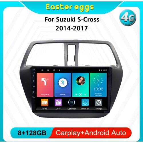Eastereggs For Suzuki S-Cross 2014 2015 2016 2017 9 inch 2.5D Android 8.1 Navigation GPS Car Multimedia Player