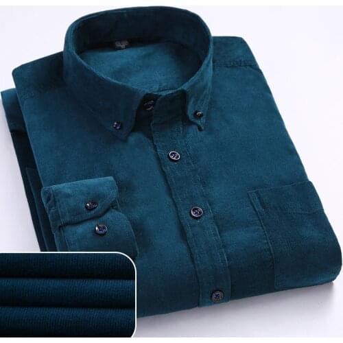 Bamboople Mens Corduroy Shirts