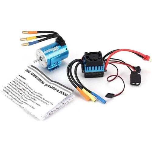 SURPASS HOBBY 2445 3600 5000 2300 3900 4300 KV Sensorless Brushless Motor For 1/16 1/18 RC Remote Control Car DIY Spare Parts