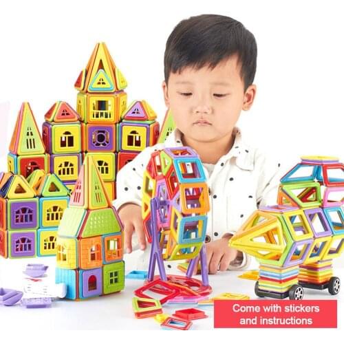 Big Size Magnetic Designer Construction Set Model & Building Toy Magnets Magnetic Blocks Educational Toys For Children