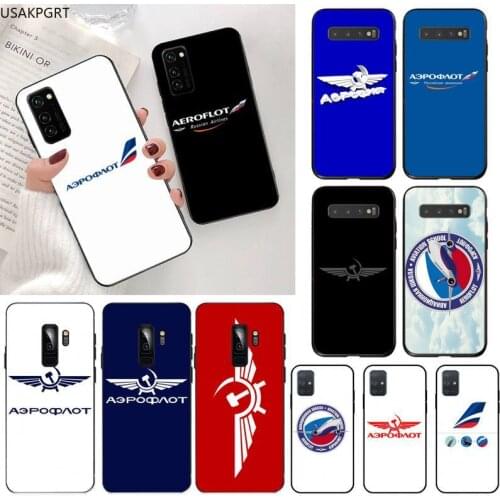 Aeroflot Aviation Russe Phone Case for Samsung S20 plus Ultra S6 S7 edge S8 S9 plus S10 5G lite 2020