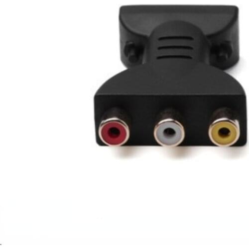 AV Digital Signal HDMI-compatible To 3 RCA Audio Ad Ter Component Converter Video for PC Projector Tablet Computers