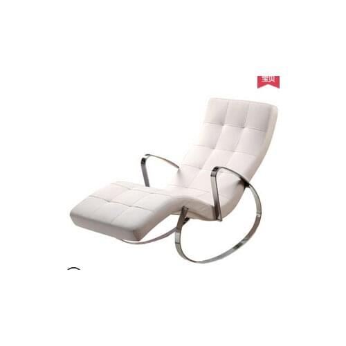 Leisure rocking chair. The elderly leisure chair. Contracted and fashionable deck chair