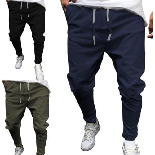 Mens Joggers Casual Pants Fitness Men Sportswear Tracksuit Bottoms Skinny Sweatpants Trousers Black Gyms Jogger Track Pants