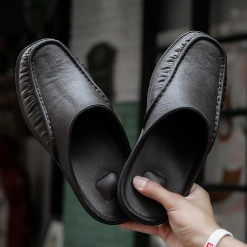 HAIZHONGXU Men's Slippers