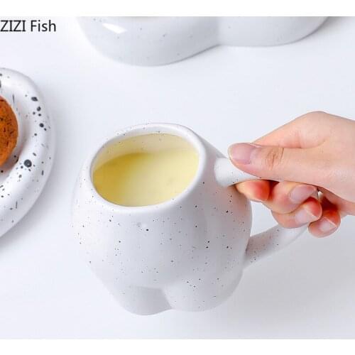 Porcelain Cup Mug Color Human Body Abstract Nude Cute Ass Naked Girl Milk Cup Makeup Brush Storage Home Decoration Cups and Mugs
