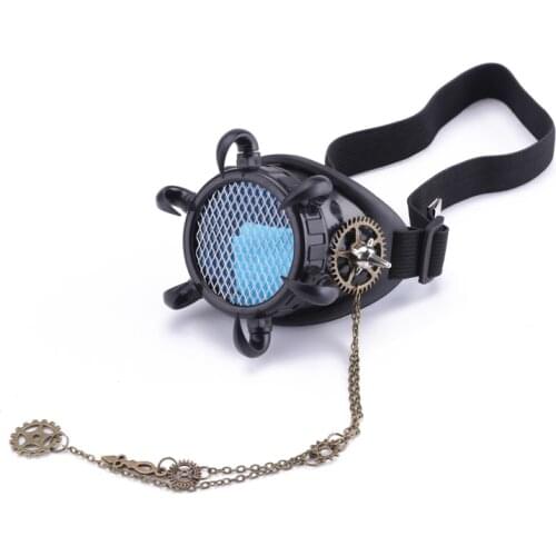 Cosplay Party Goggles Welding Spikes Gears Steampunk One-eyed Goggle Street Vintage Punk Glasses Gothic Accessories Travel