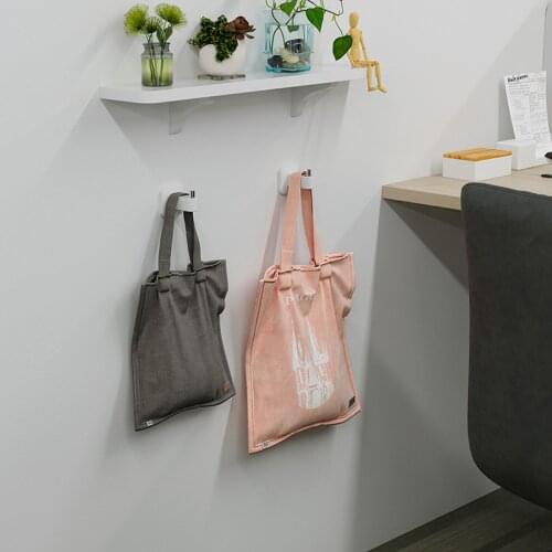 4PCS Multi-function No Punching Plastic Traceless Hook Kitchen Bathroom Office Wall Adhesive Hook Wall Sticky Rack