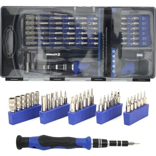 56 in 1 Multifunctional Screwdriver Bit Set for Mobile Glasses Phone Repairing